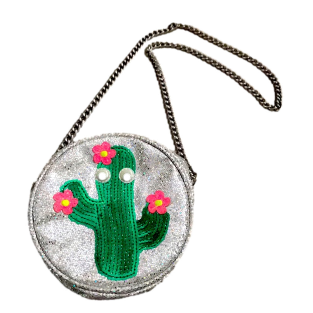 6/$20 NWOT sparkle Cactus purse